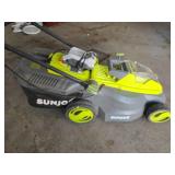 Sun Joe iON16LM Electric Lawn Mower with Battery and Charger
