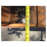 2 Wheel Older Metal Wheelbarrow