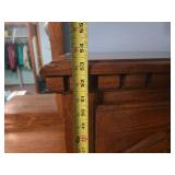 Drop Side Dresser with Mirror and Cabinet