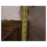 Roll Top Desk with Drawers and Cubby Storage approx. 27" wide, 20" deep, 45 1/2" tall
