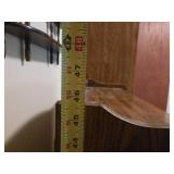 Roll Top Desk with Drawers and Cubby Storage approx. 27" wide, 20" deep, 45 1/2" tall