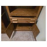 Bookcase with bottom Cabinets