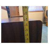 Wooden TV Stand with Media Compartment