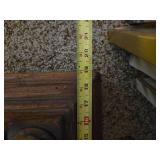 Wooden Hutch Cabinet approx. 58" wide at the base, 18" deep, 76 1/4" tall (contents NOT included)