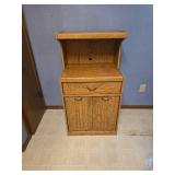 Microwave Cabinet with Drawer and Shelves