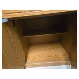 Microwave Cabinet with Drawer and Shelves