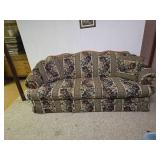 Floral Pattern Sofa Approx. 83" Long