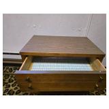 Mid-Century Modern Wooden Nightstand