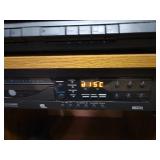 Magnavox Stereo System with Speakers including a turntable, cassette deck, and CD changer