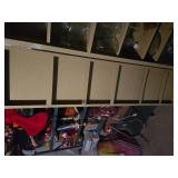 National Guard Double Door Metal Cabinet with Mason Jars Approx. 30" wide, 15" deep, 66" tall