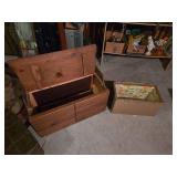 Storage Chest and Footstools