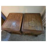Pair of Wooden End Tables