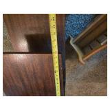 Vintage Step Table and Wooden Magazine Rack