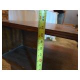 Vintage Step Table and Wooden Magazine Rack