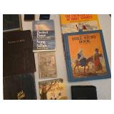 Lot of Religious and Inspirational Books including Bible Symbols, Holy Bible, and More