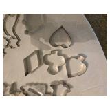 Cookie Cutters Including Metal and Plastic Designs