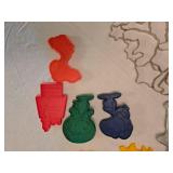 Cookie Cutters Including Metal and Plastic Designs
