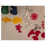 Cookie Cutters Including Metal and Plastic Designs