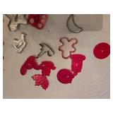 Cookie Cutters Including Metal and Plastic Designs