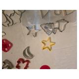 Cookie Cutters Including Metal and Plastic Designs