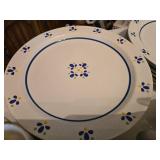 Set of Blue Floral Pattern Dinnerware - Possibly Avon