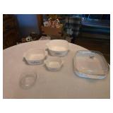 CorningWare Baking Set, Glass Lid, and Mugs