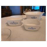 CorningWare Baking Set, Glass Lid, and Mugs