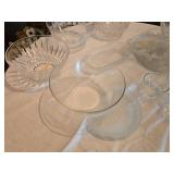 Glassware and Crystal Serving Dishes Set
