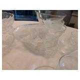 Glassware and Crystal Serving Dishes Set