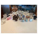 Assorted Glass and Mug Collection including Japan Mugs, Westfield