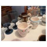 Assorted Glass and Mug Collection including Japan Mugs, Westfield