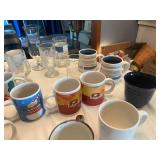 Assorted Glass and Mug Collection including Japan Mugs, Westfield