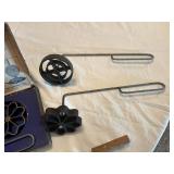 Rosette Irons Set by Alfred Andresen & Co.