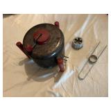 Vintage Popcorn Popper and Little Stripper Pop Corn Sheller Set