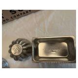 Jell-O Vintage Aluminum Mold Set with Heart, Bundt, and Rectangular Designs