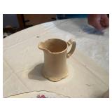 Vintage Floral China Dishes and Lidded Lard Container