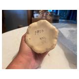 Vintage Floral China Dishes and Lidded Lard Container