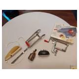 Kitchen Tools including Apple Peeler/Corer, Electric Knife, and Timer