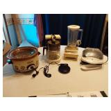 Rival Crock-Pot Slow Cooker, Food Processor, Blender, and George Foreman