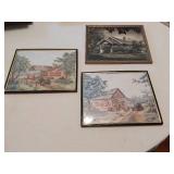 Lot of Framed Artworks and Photo Frames