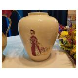 Vintage Decorative Vases and Artificial Flowers