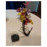Vintage Decorative Vases and Artificial Flowers