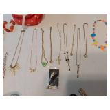 Assorted Jewelry including Bracelets, Necklaces, Earrings, and Accessories
