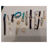 Lot of Watches in Various Styles and Brands
