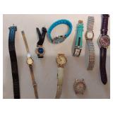 Lot of Watches in Various Styles and Brands