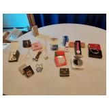 Assorted Jewelry and Accessories including Avon Watch, Pendants, Necklaces, and Compact Mirror