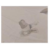 Glassware and Decorative Items including Glass Pitcher, Vases, and Decorative Eggs