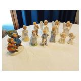 Collection of Angel and Other Figurines