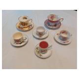 Vintage Floral Teacups and Saucers