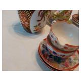 Vintage Asian Porcelain Tea Set